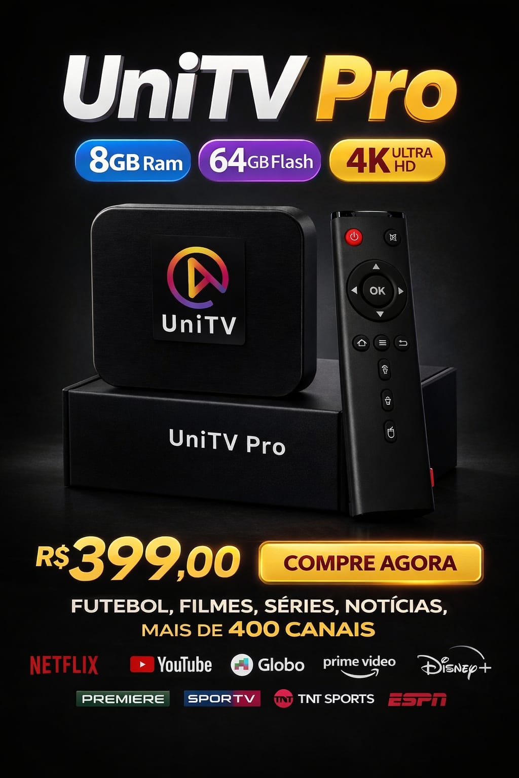 Unitv PRO 2026 (SEM MENSALIDADES)